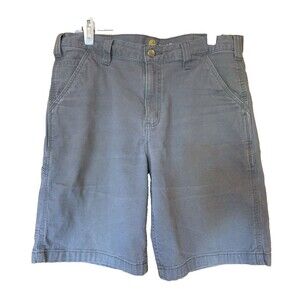 Carhartt Men's Rugged Flex Relaxed Fit Sz 34 Waist Canvas Work Shorts *Note